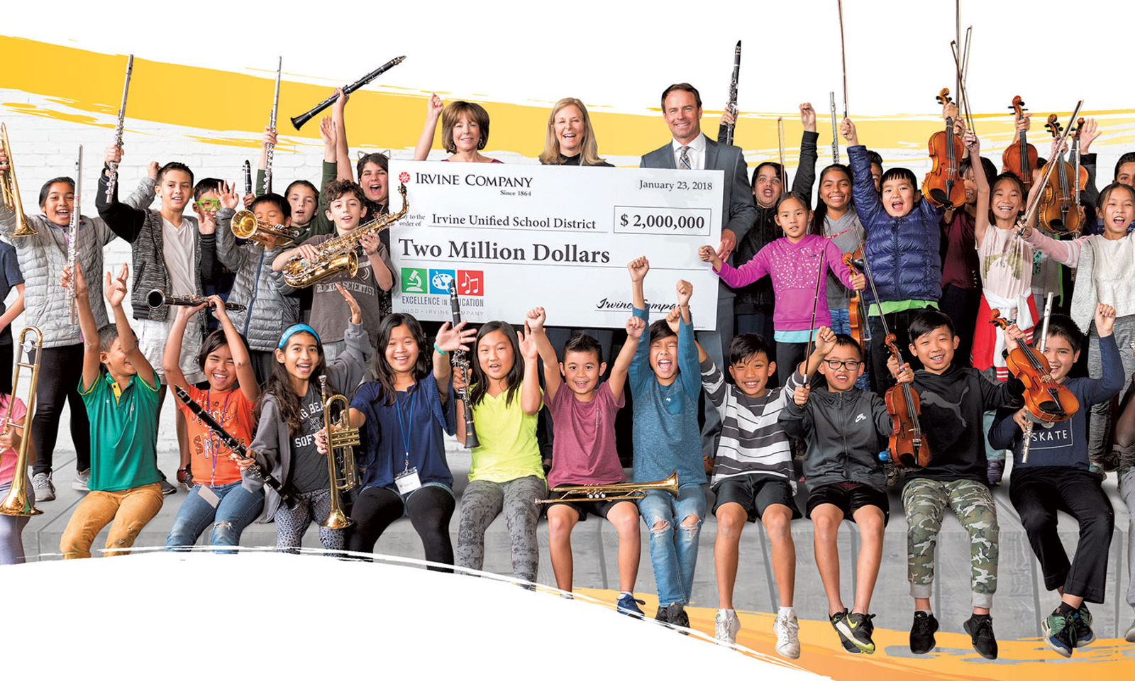 $2 Million Donated to Irvine Schools
