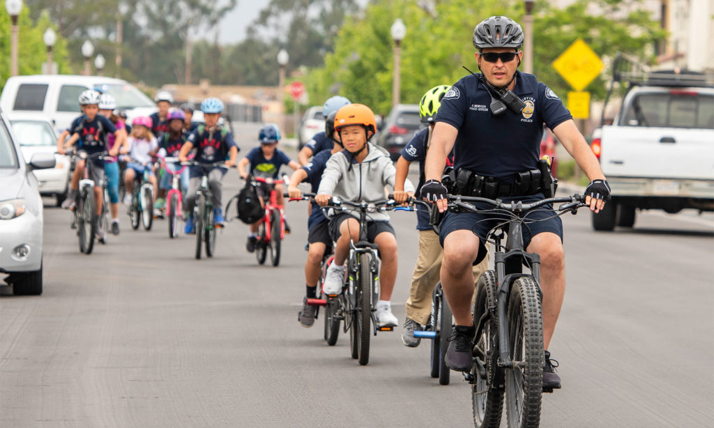 Police mentor Irvine children