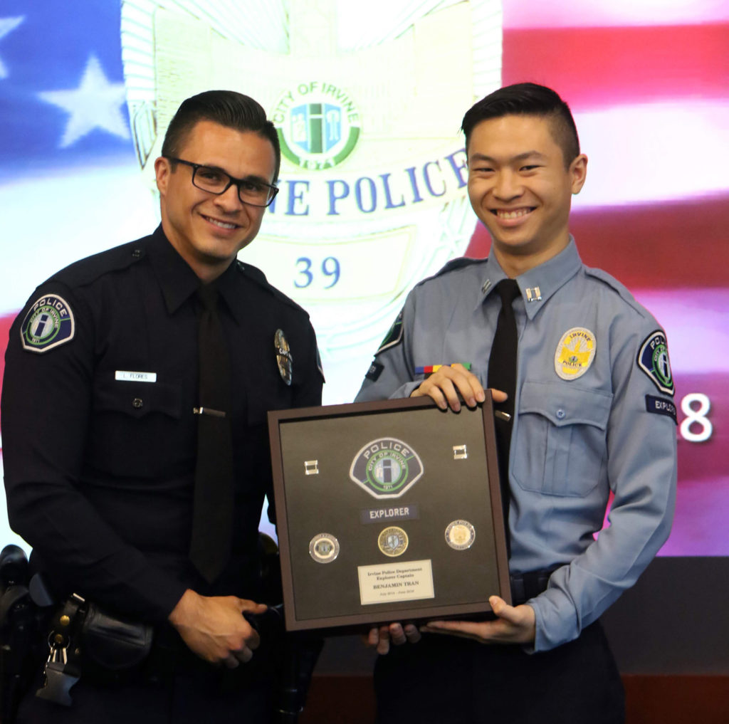 Irvine PD trains teens to work alongside officers