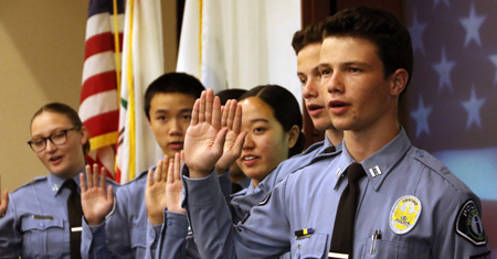 Irvine PD teaches teens how to serve