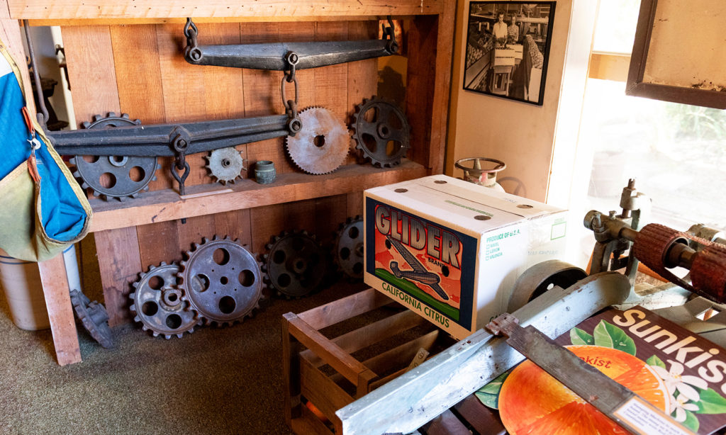 Museum Artifacts and Glider Brand California Citrus Box