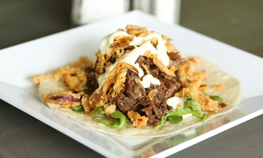 The Lime Truck beef short rib taco.
