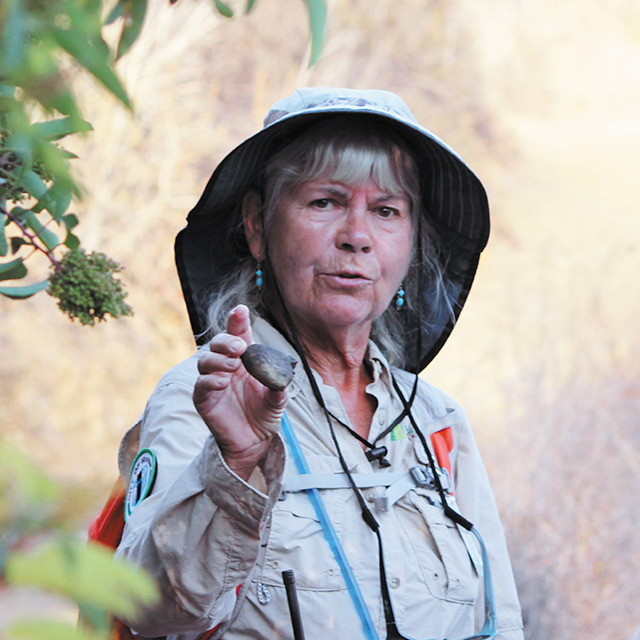 Irvine Ranch Conservancy docent Joan Steiner