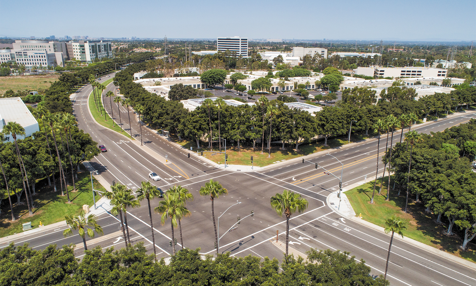 Irvine has synchronized 80% of its traffic lights