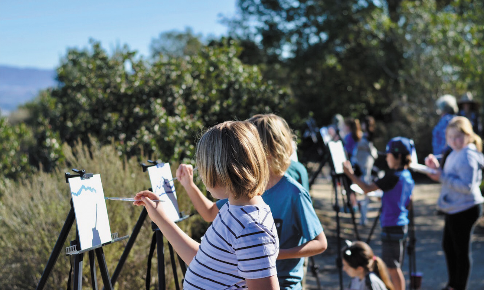 Kids enjoy brush with nature