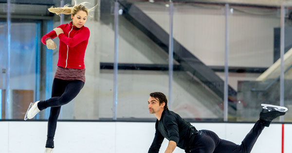 Team USA figure skaters land in Irvine
