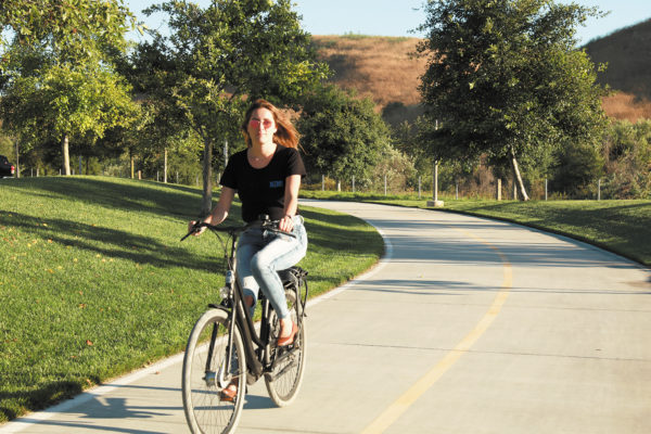Meet Carin. She bikes to work