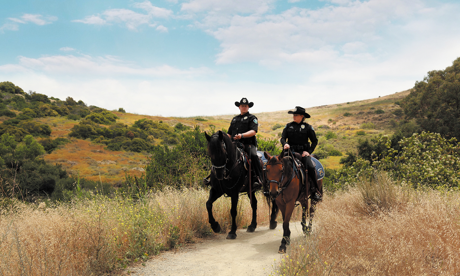 Hit the trail with Irvine’s horse patrol