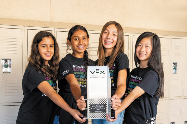 Irvine girls design world-champion robot