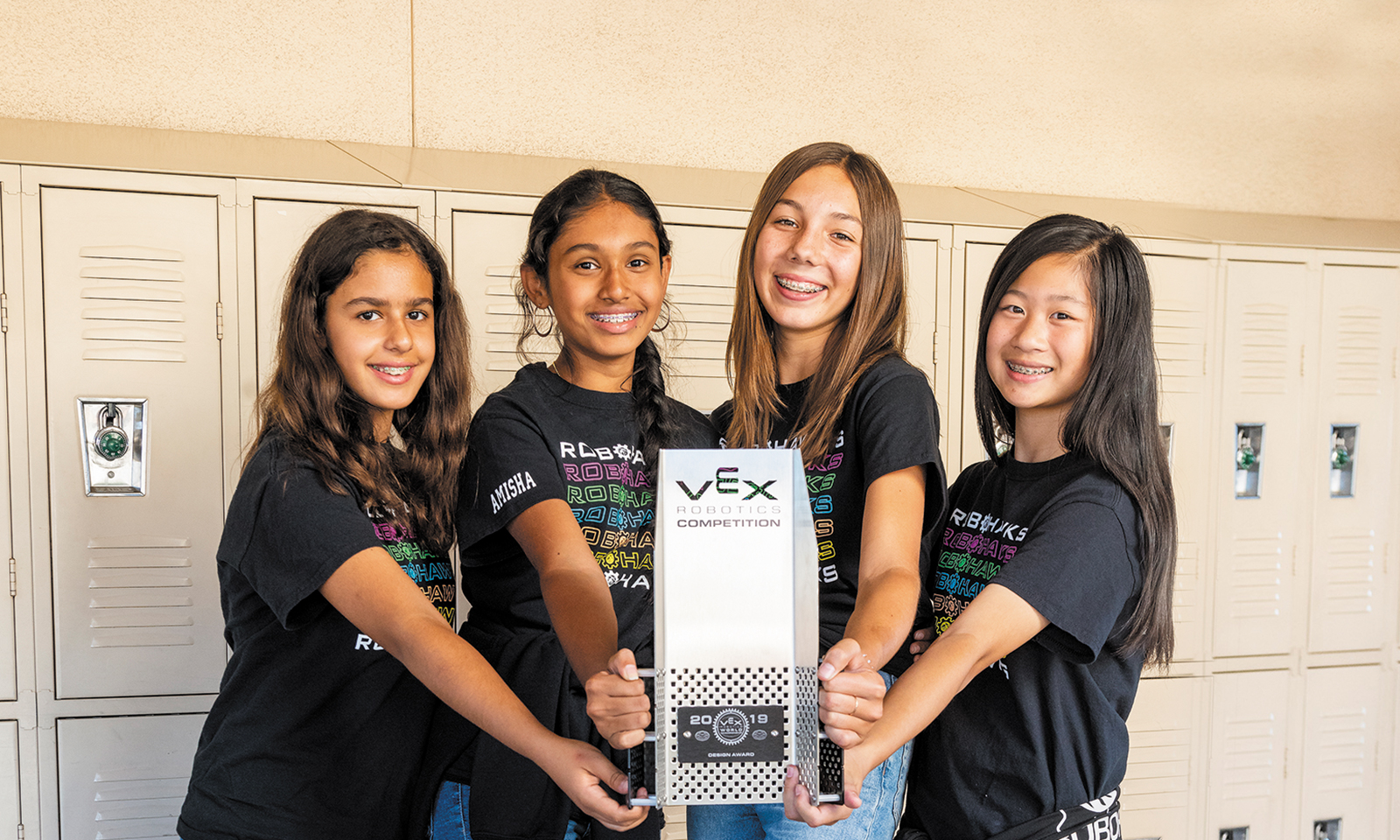 Irvine girls design world-champion robot