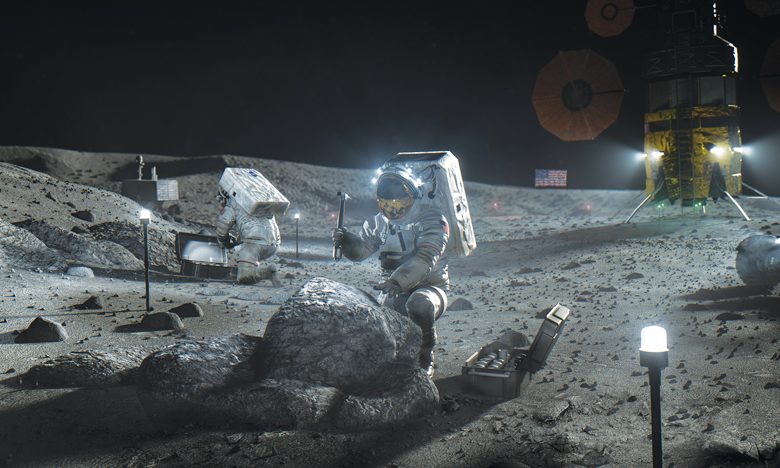 Building a lunar lander for NASA