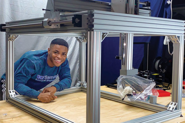 Student makes leap in 3D manufacturing