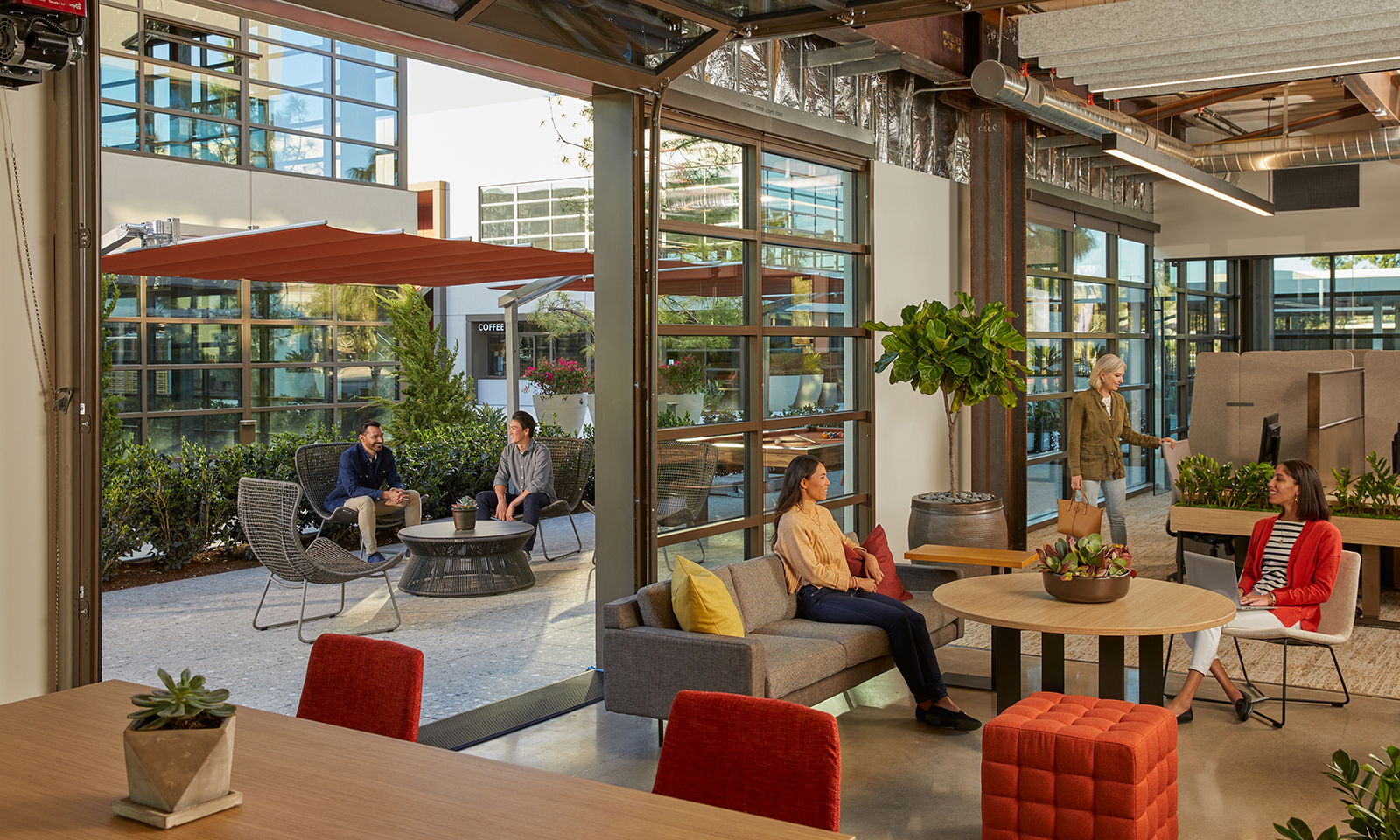 Irvine Company creates the first open-air office village designed for health and wellness