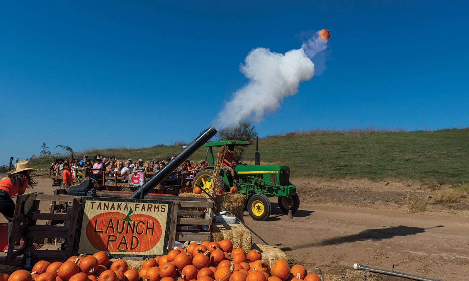 Behold, the great flying pumpkins of Irvine