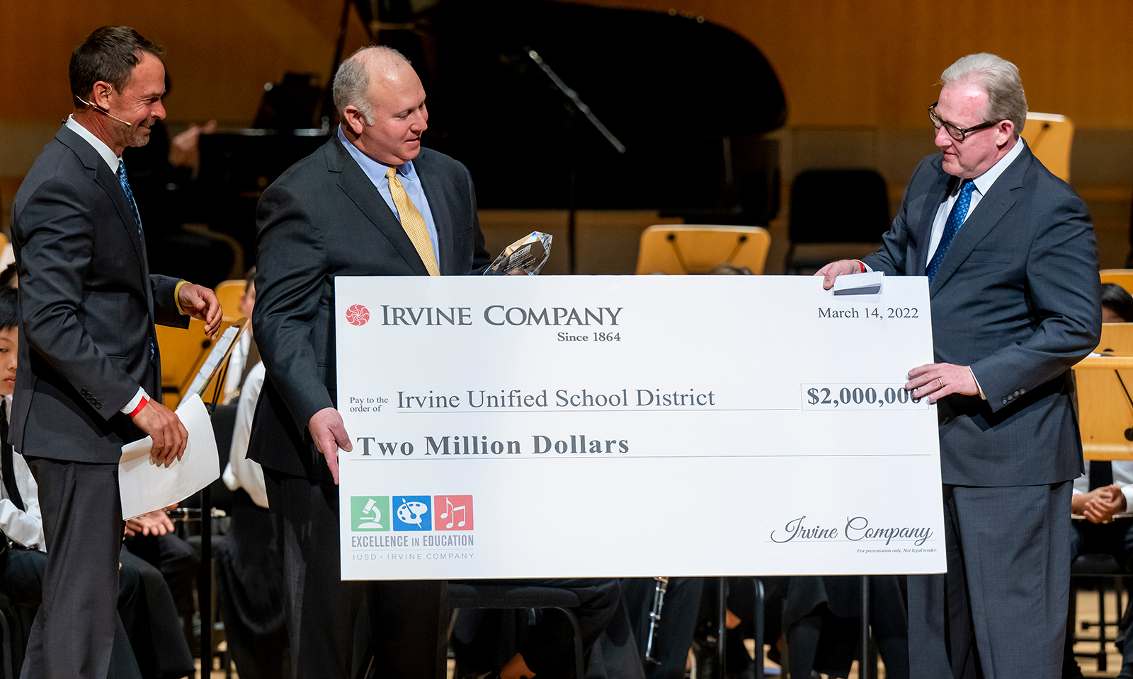 IUSD ushers in its 50th anniversary celebration with $2 million contribution by Irvine Company