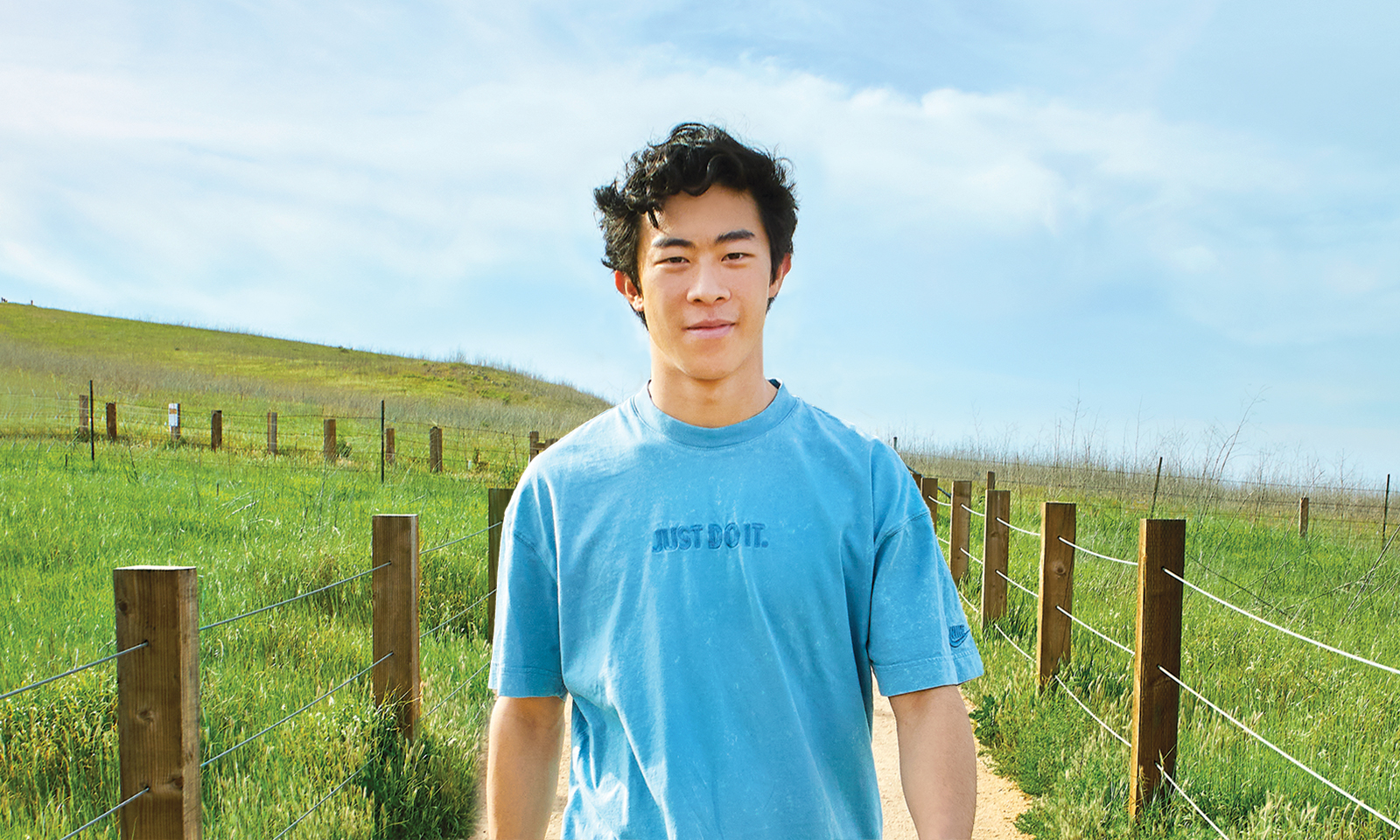 On the trail with gold medalist Nathan Chen