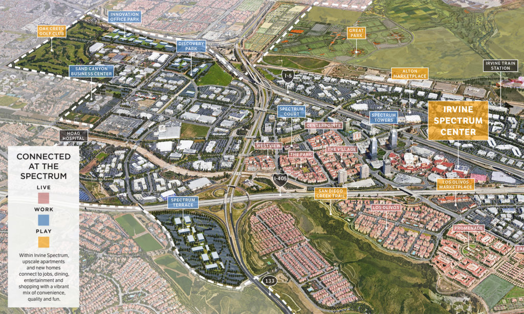 Irvine Spectrum Map