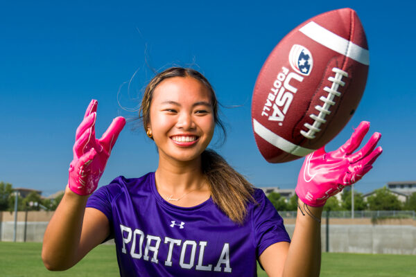 Girls flag football kicks off