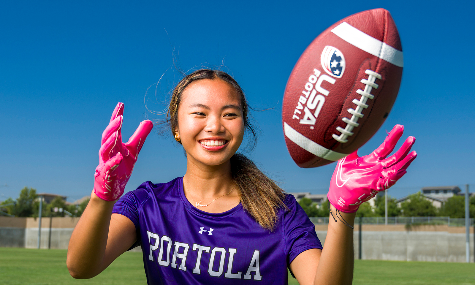 Girls flag football kicks off