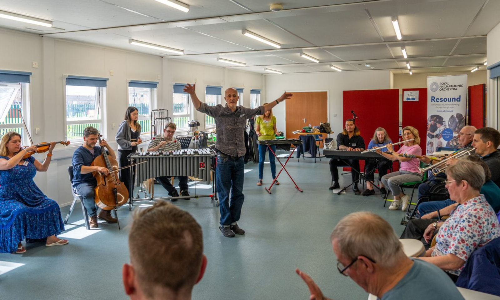 Irvine stroke patients perform with Royal Philharmonic Orchestra