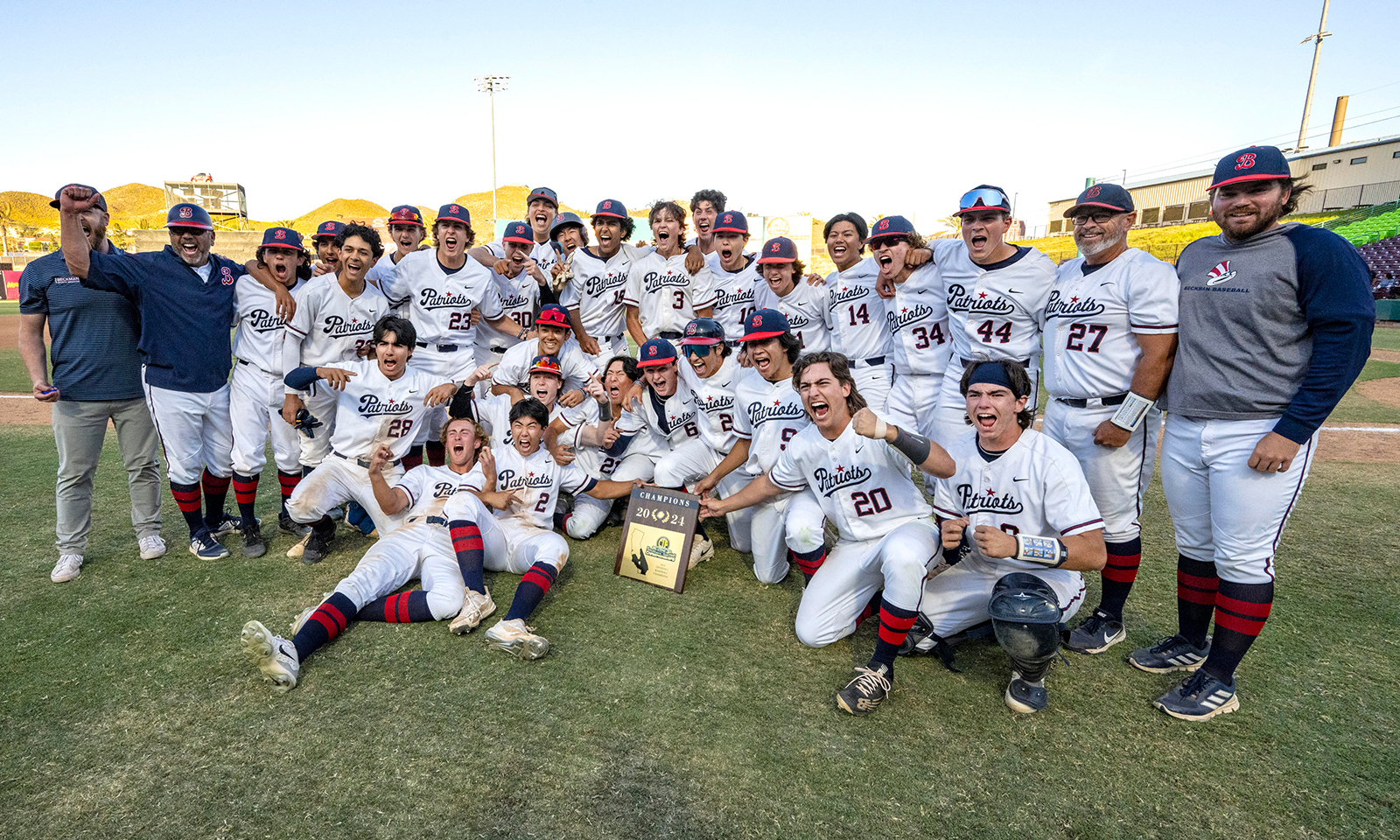 Beckman wins second CIF baseball title