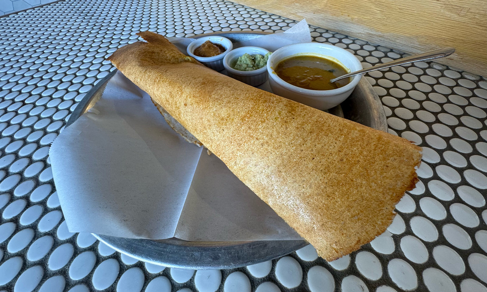Dosa at Paradise Biryani Pointe