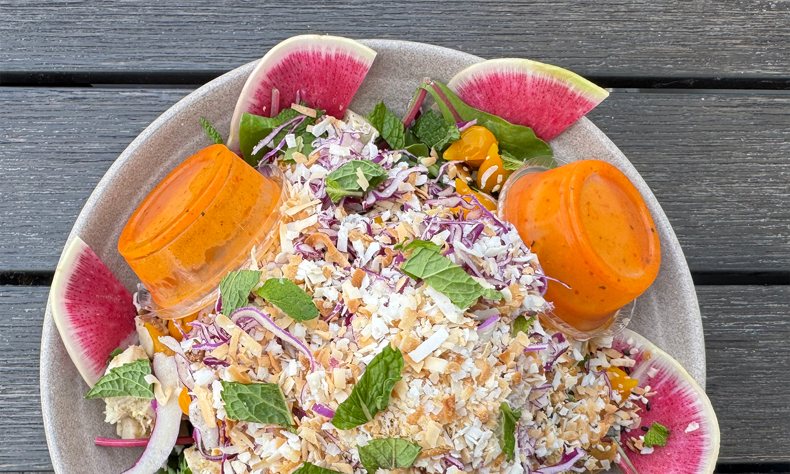 Inside look at the Thai Chop salad with Sessions chef