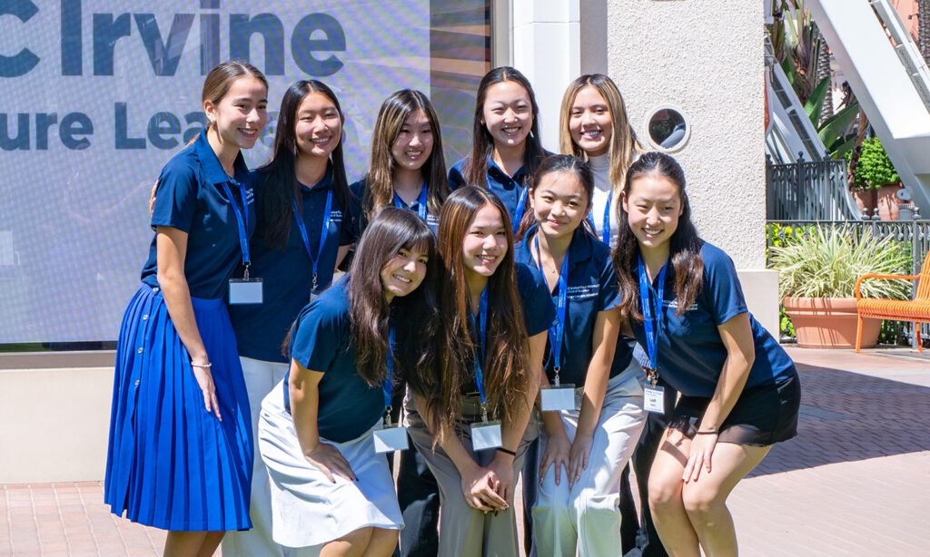 Aspiring students join business leaders