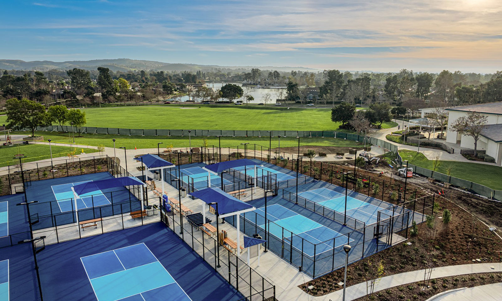 New pickleball courts at Mike Ward Park